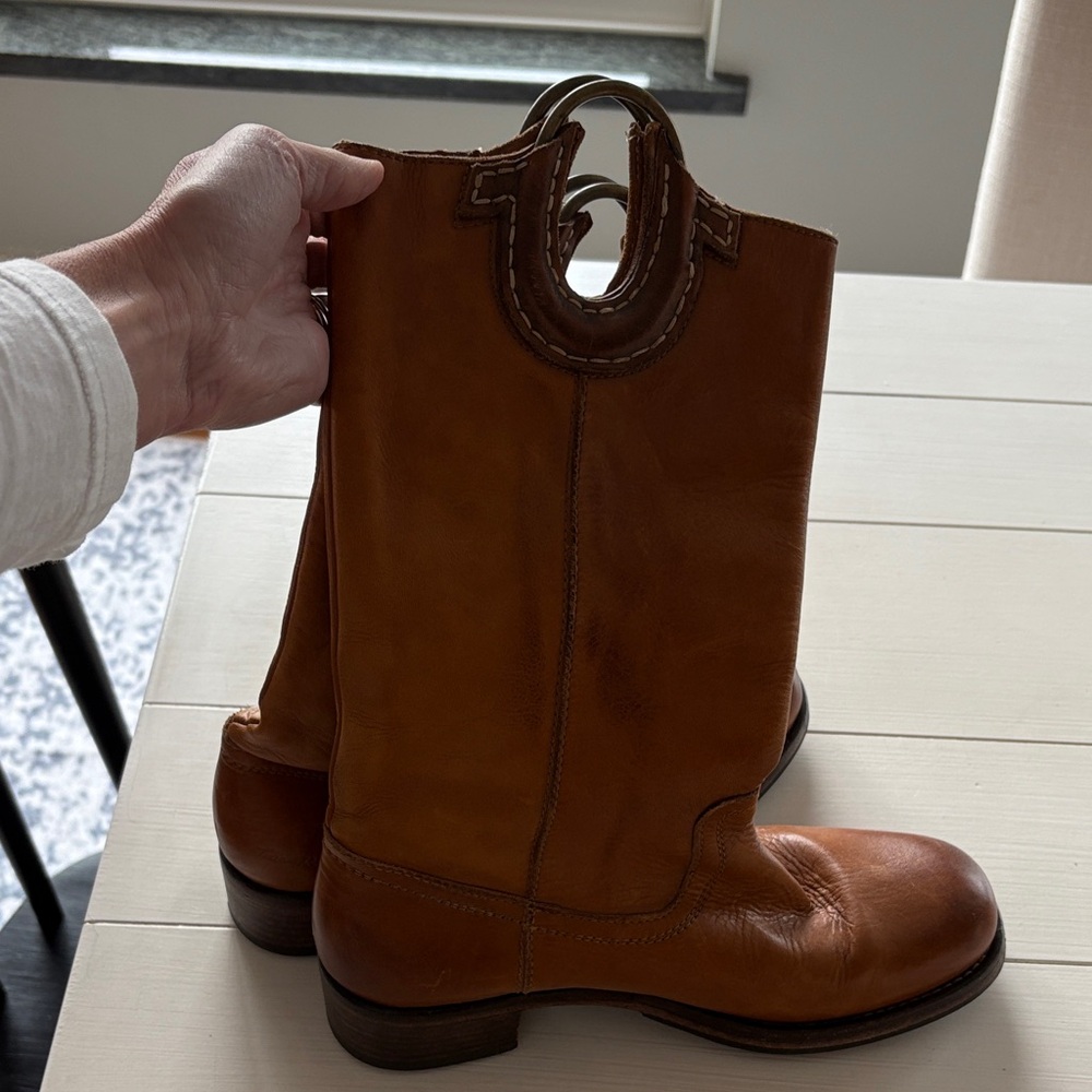 True Religion Brown Heeled Boots
